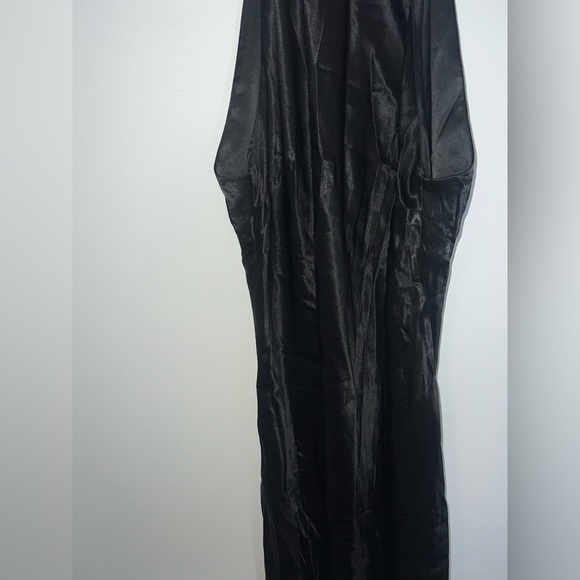 MESHKI new Claire Satin Drape Back Maxi Dress XL - Picture 9 of 15